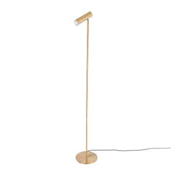 MILAN - Lámpara de pie de metal con acabado bronce