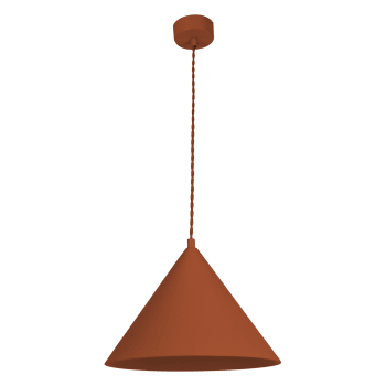 VILMA - Lámpara de techo de yeso color arcilla
