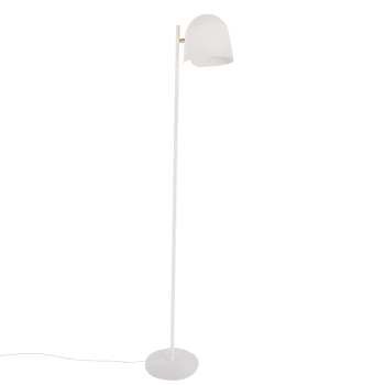PARIS - Lámpara de pie de metal blanco