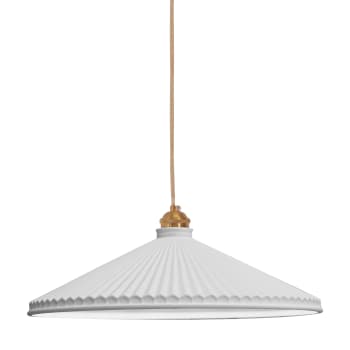 ELENA - Lámpara de techo de yeso color blanco 50cm