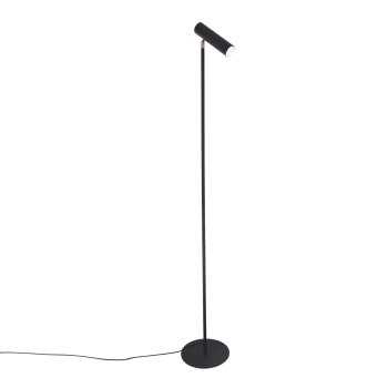 MILAN - Lámpara de pie de metal en acabado negro arenado