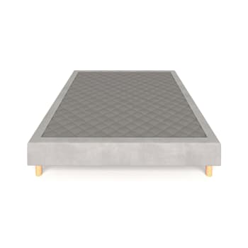 Samos - Base tapizada color gris 105x200