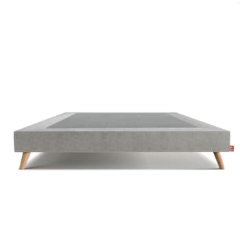 Canapé PIKOLIN Airbox (Blanco - Aglomerado - Compatible con Colchón: 160x200  cm)