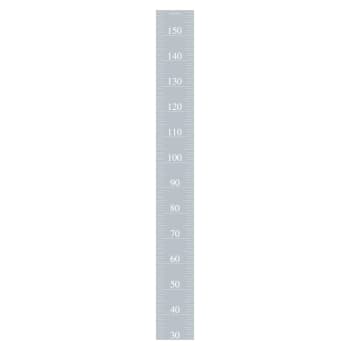 Medidor de estatura cinta métrica gris