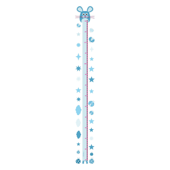 Adesivi Parete Bambini Misura Altezza Bambino Metro Da Parete Per Bambini Animali Della Foresta - Adesivo 50-150cm, PVC, Decorazione Cameretta Metro Da Muro Bambini Adesivo Crescita Bambino Tema Sport