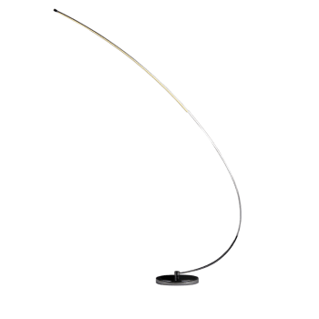 Delta - Lámpara de pie de aluminio en gris de 160 cm