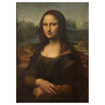 Tableau impression sur toile La Joconde Leonardo Da Vinci 60x85cm