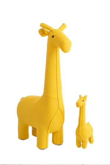 AMIGURUMIS - Pack peluches girafes de algodón 100% jaune