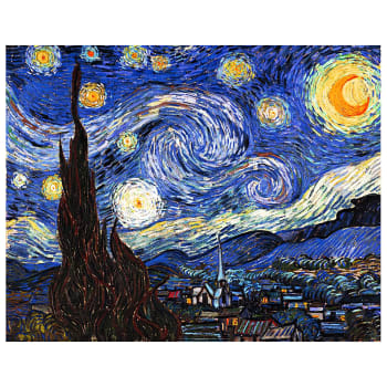 Stampa su tela - Notte Stellata - Vincent Van Gogh cm. 80x100