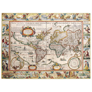 Tableau cartographie ancienne carte No. 31 80x100cm