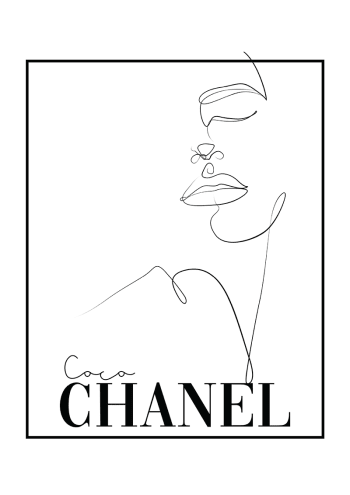 Pintura Chanel Deco 40 X 50