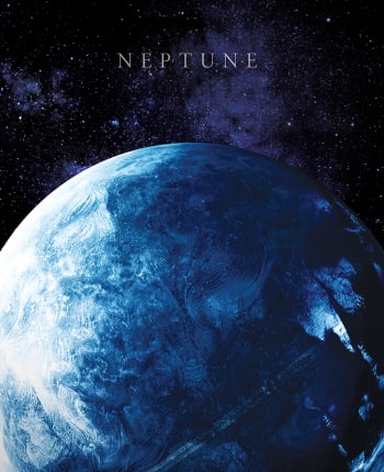 Tableau sur toile Neptune 40x50