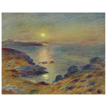 Atardecer en Douarnenez - Pierre Auguste Renoir - cm. 50x60