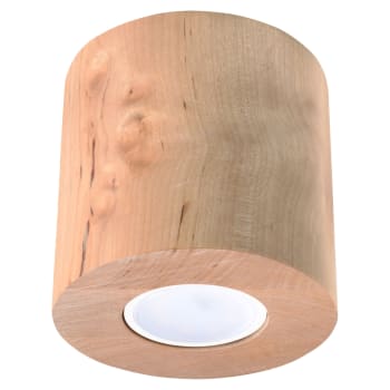 Orbis - Lampada a soffitto Legno naturale legna