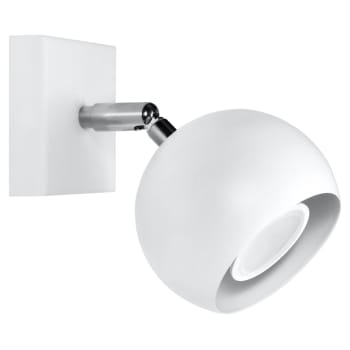 Oculare - Lámpara de pared blanco acero  alt. 10 cm