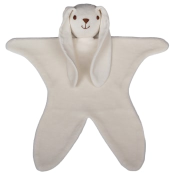 GAMME BIO UNIS - Doudou coton bio velours 30 cm Lapin