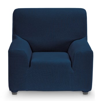 MONACO - Funda de sillón bielástica   azul 70 - 110 cm