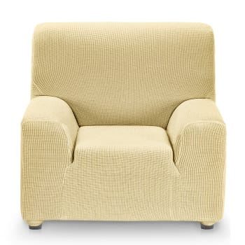 MONACO - Funda de sillón bielástica   beige 70 - 110 cm