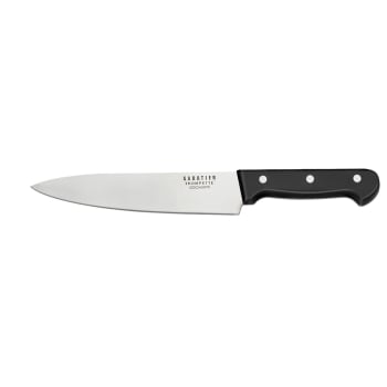 Universal - Couteau de chef 20 cm en Acier 5Cr15MoV + ABS Noir