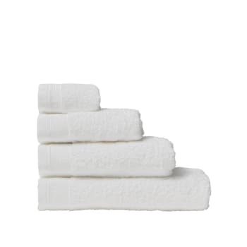 NILO - Toalla baño algodón egipcio blanco 70x140