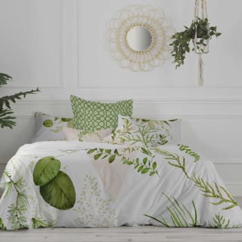 Herbal - Funda nórdica 100% algodón multicolor 155x220 cm (cama 80/90)