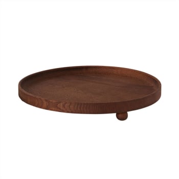 INKA - Plateau en bois rond chêne Ø30xH4,7cm