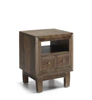 Sindoro - Nachttisch aus Holz, L 45 cm, braun