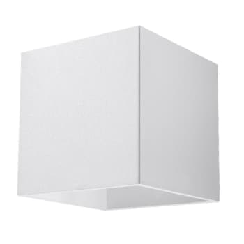 Quad - Lampada da parete bianca alluminio