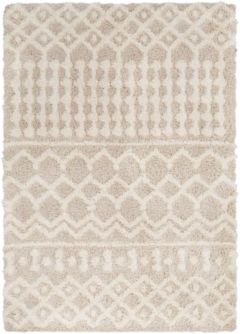 Grand tapis beige - Ambiance chaleureuse garantie – Heikoa
