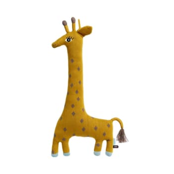 DARLINGS - Girafe Noah marron coton et polyester H64xL27x15cm