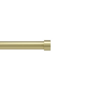Cappa - Goldene ausziehbare Gardinenstange, 91 bis 167 cm, D25 mm
