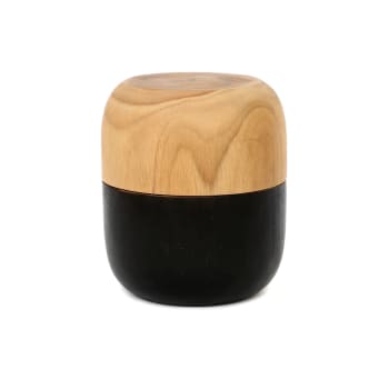 Bondi - Bol de madera de teca negro natural