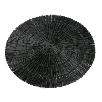 ALANG ALANG - Mantel individual de hierba negro