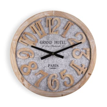 Relojes y despertadores Gris Vintage Maisons du Monde