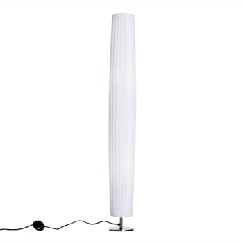 Lámpara de pie 15 x 15 x 120cm color blanco