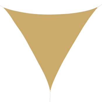 Toldo Vela Triangular Outsunny 500x500x0.1 cm Gris