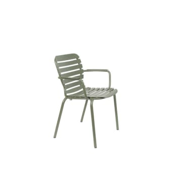 Vondel - Chaise de jardin en métal vert
