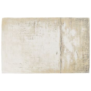 Abstract - Alfombra de algodón beige 240x170