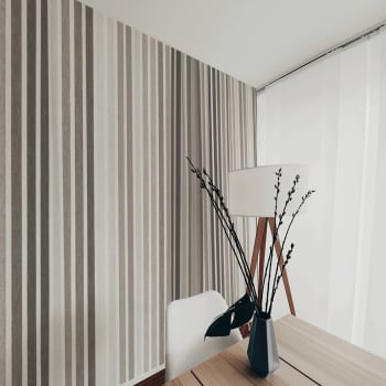 Papier peint panoramique colorful striped 170 x 250 cm beige