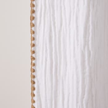 Lalita - Pannello per tende 250x280 cm Bianco e giallo indiano
