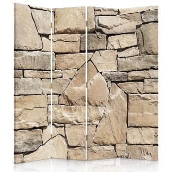 Paravent cloison Stonewall 145x180cm (4 volets)