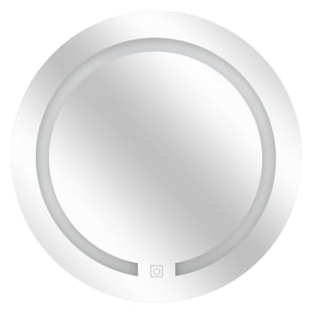 TACTILE - Miroir lumineux LED rond tactile D45cm