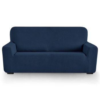 MILAN - Funda de sofá elástica azul 180 - 240 cm