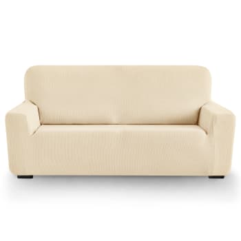 MILAN - Funda de sofá elástica marfil 240 - 270 cm