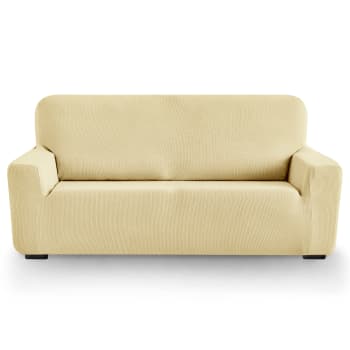 MILAN - Funda de sofá elástica beige 180 - 240 cm
