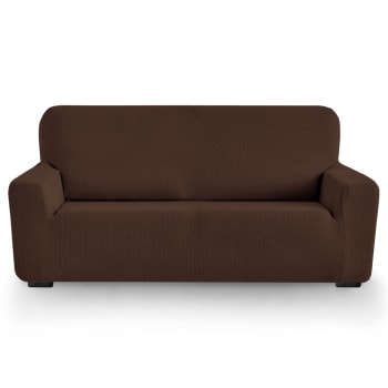 MILAN - Funda de sofá elástica marron 180 - 240 cm