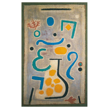 Tableau impression sur toile - Die Vase (Le Vase) Paul Klee 50x80cm