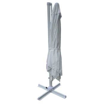 Telo Di Ricambio Per Ombrellone KADEUX 270/300 Cm - Copertura In Poliestere Per Giardino E Spiaggia - Adatta A Strutture Da 6/8 Stecche (Nero, 300 Cm)