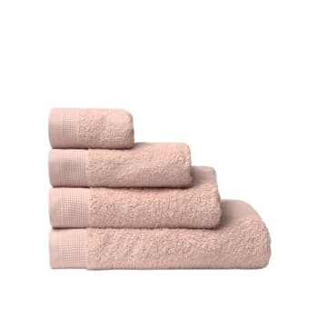 NILO - Toalla baño algodón egipcio rosa 30x50
