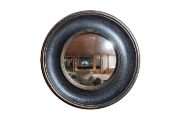 Magellan - Miroir grand format en bois marron
